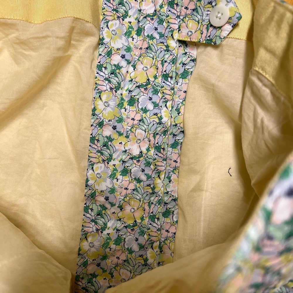 J. Crew liberty fabric Limited-edition quilted button-front mini skirt NWOT  14 - Picture 8 of 14